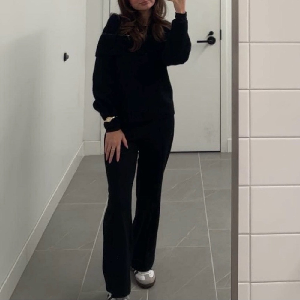 Black Off the Shoulder Sweater
